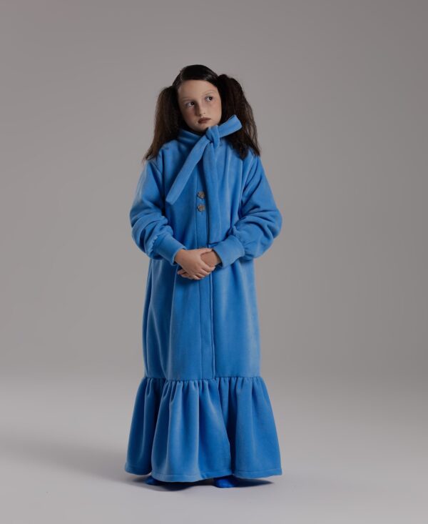 Maxi fleece coat